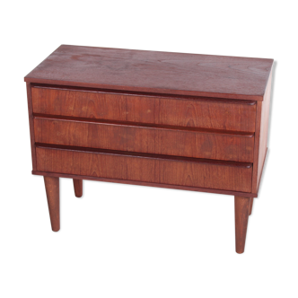 Danish designer 3 chest of drawers in teak, 1960