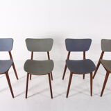 Set de 4 chaises Roger Landault modèle "6517"