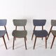 Set de 4 chaises Roger Landault modèle "6517"