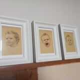 Trio of juvenile illustrations