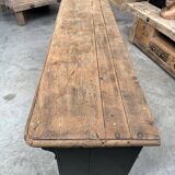 Late 19th century oak counter