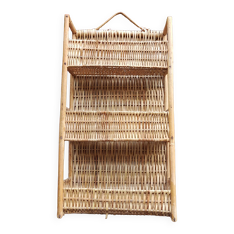 rattan shelf