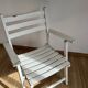 Folding wooden garden chair
