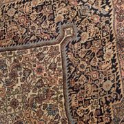 Handmade antique Persian Sarouk Farahan rug 103cm x 161cm 1880s