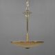 Art Deco Glass Chandelier, Kamenicky Senov, 1930s