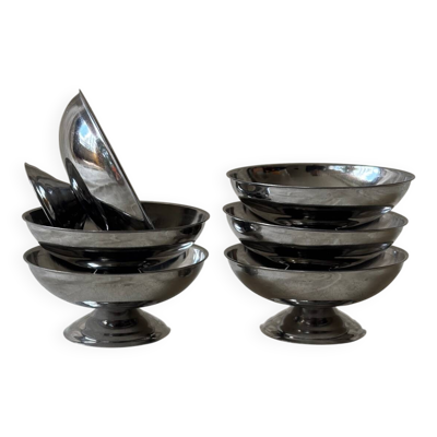 Coupelles en inox vintage