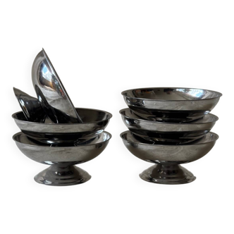 Vintage stainless steel cups