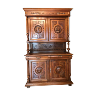 Henri II style sideboard in walnut