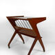Teak Rolling Route, Mid-century Modern, Italy, circa 1950