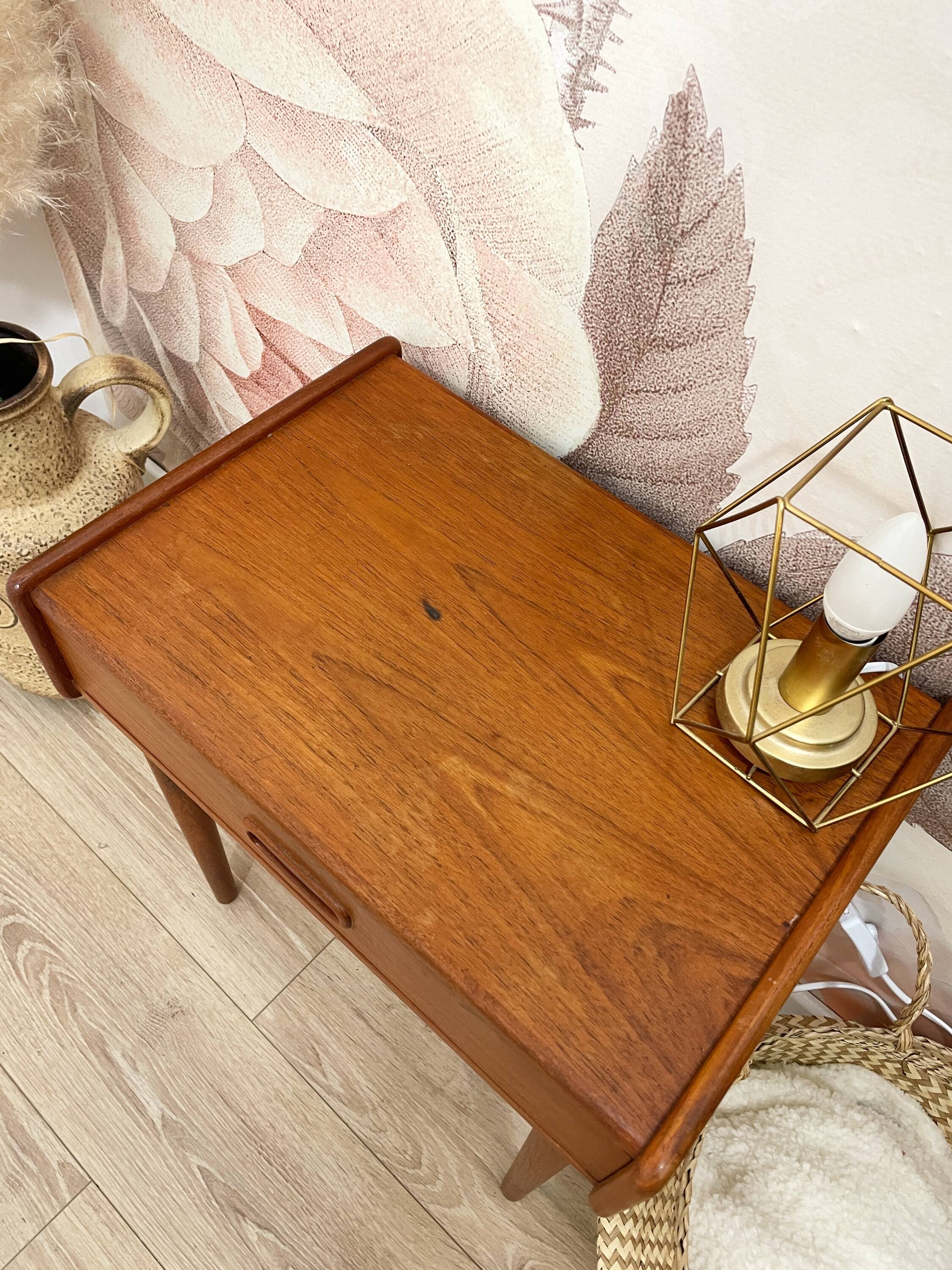 Scandinavian bedside table - 1960s