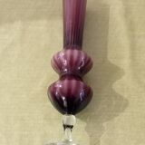 Vase in purplish opaline