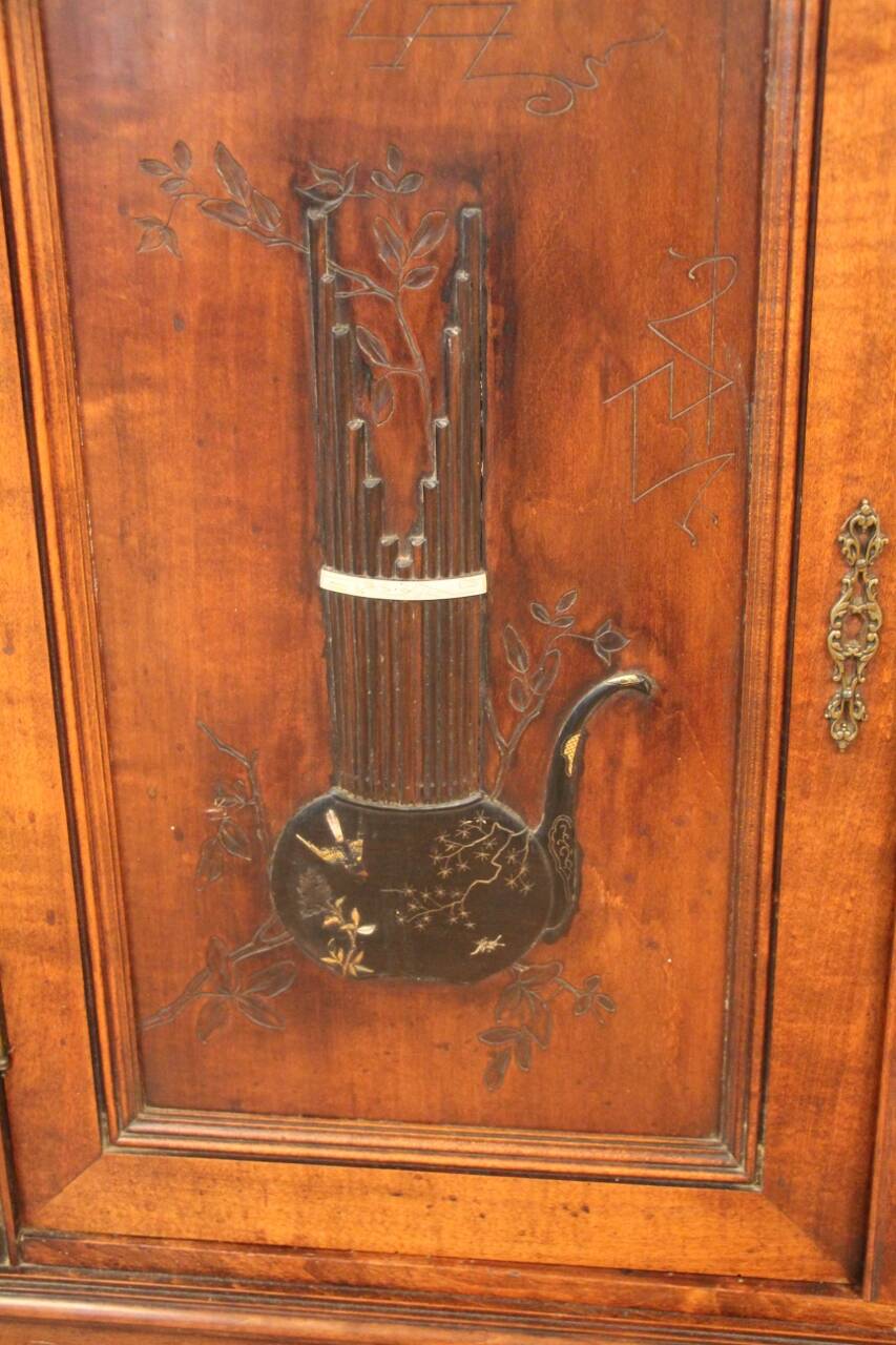 Japanese collector's cabinet attributed to viardot