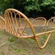 Pair of single rattan beds, 1960s