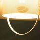 1970s Swedish minimalist Scandinavian suspension lamp with a pull switch.