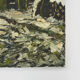 Oil on canvas village by Jan Van Dooren, winter landscape. Signed. 70s