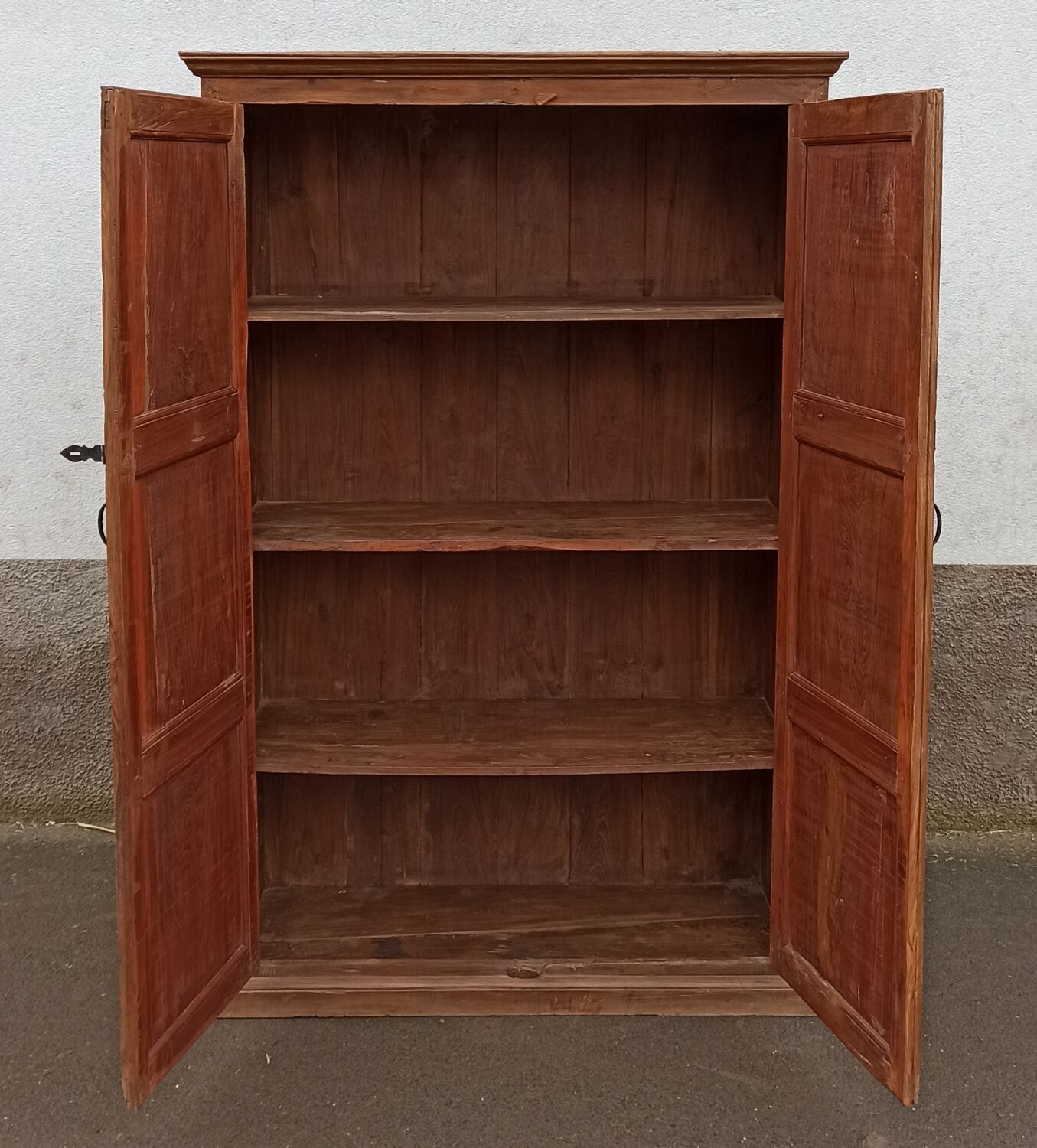 Old wooden wardrobe