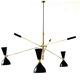 Chandelier Pendulum Moonlight 3 Arms Black
