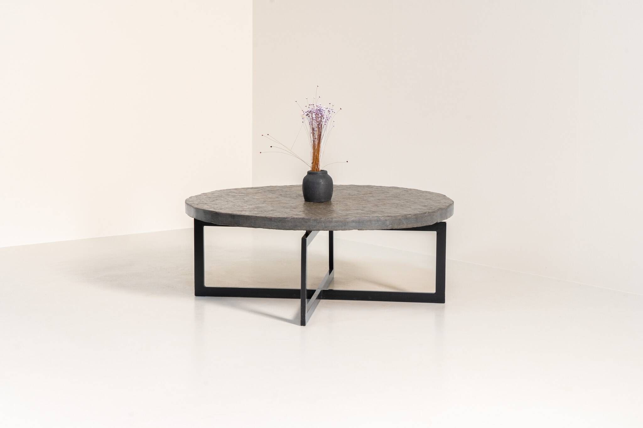 Table basse en ardoise norvégienne