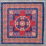 Tapis chinois 1900 69 X 66 cm