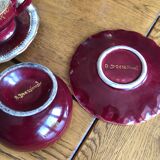 Cup and saucer signed a.dressinval