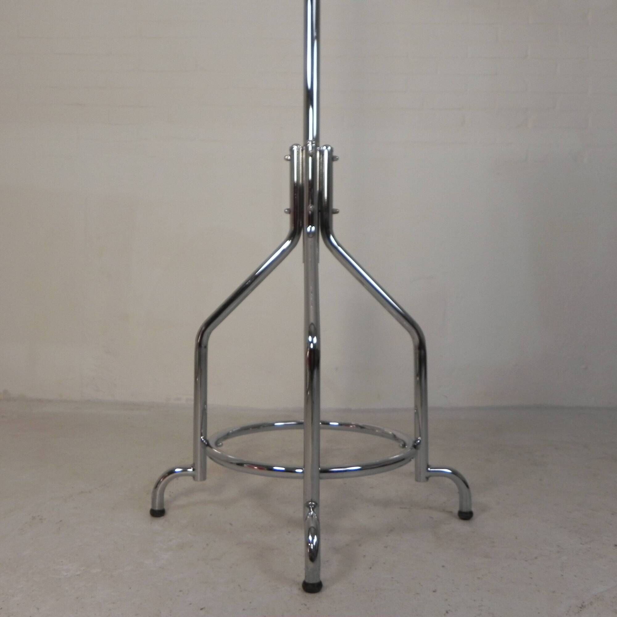 Freestanding Tubax coat rack with 6 double hooks, 1950s
