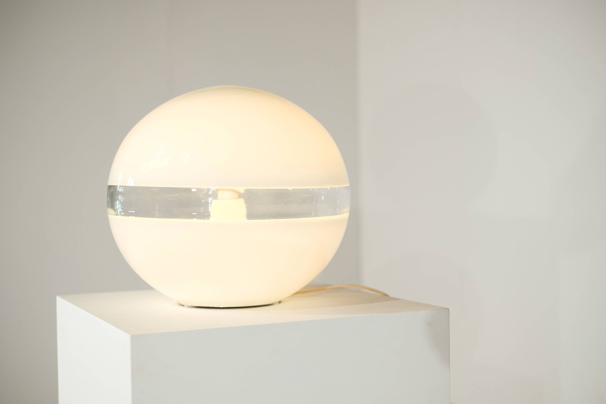 Glass lamp by Carlo Nason for Mazzega, Italy 1970s.