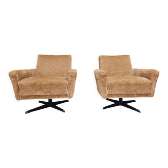 Pair of swivel chairs vintage year 70