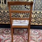 Suite of 8 English-style chairs with points
