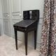 Small black antique graduated desk (renovated)