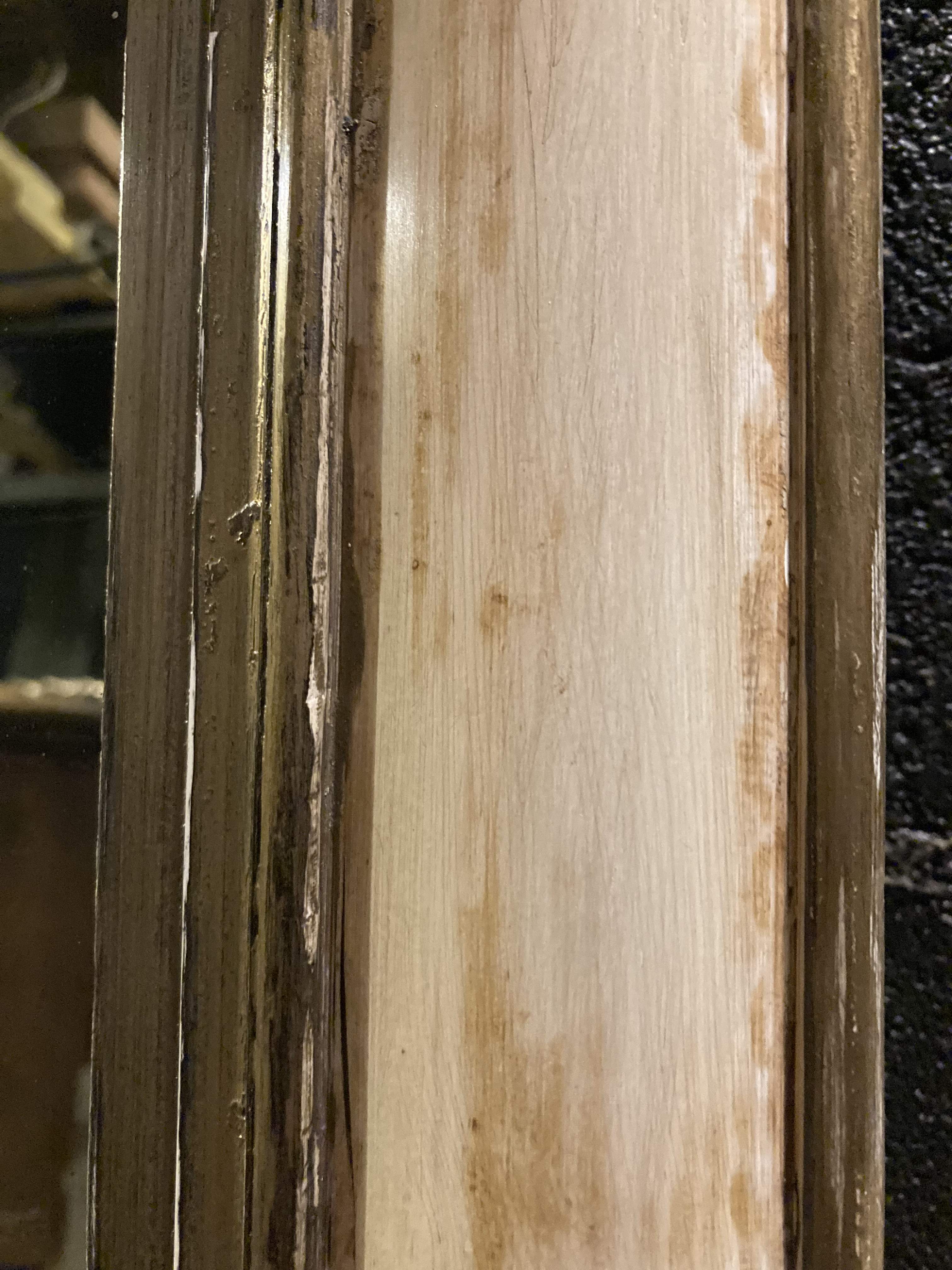 Mirror XIX eme in wood and stucco