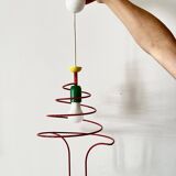 Spiral Pop Art Pendant Light, Ceiling Lamp, ESTO Austria, ´80