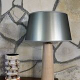 Old wooden table lamp