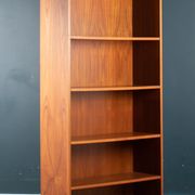 Retro Teak 1960s Danish Full Size Bookcase Shelves