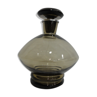 Vintage smoked glass carafe