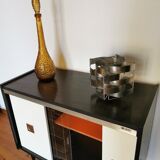 Vintage bar furniture on wheels