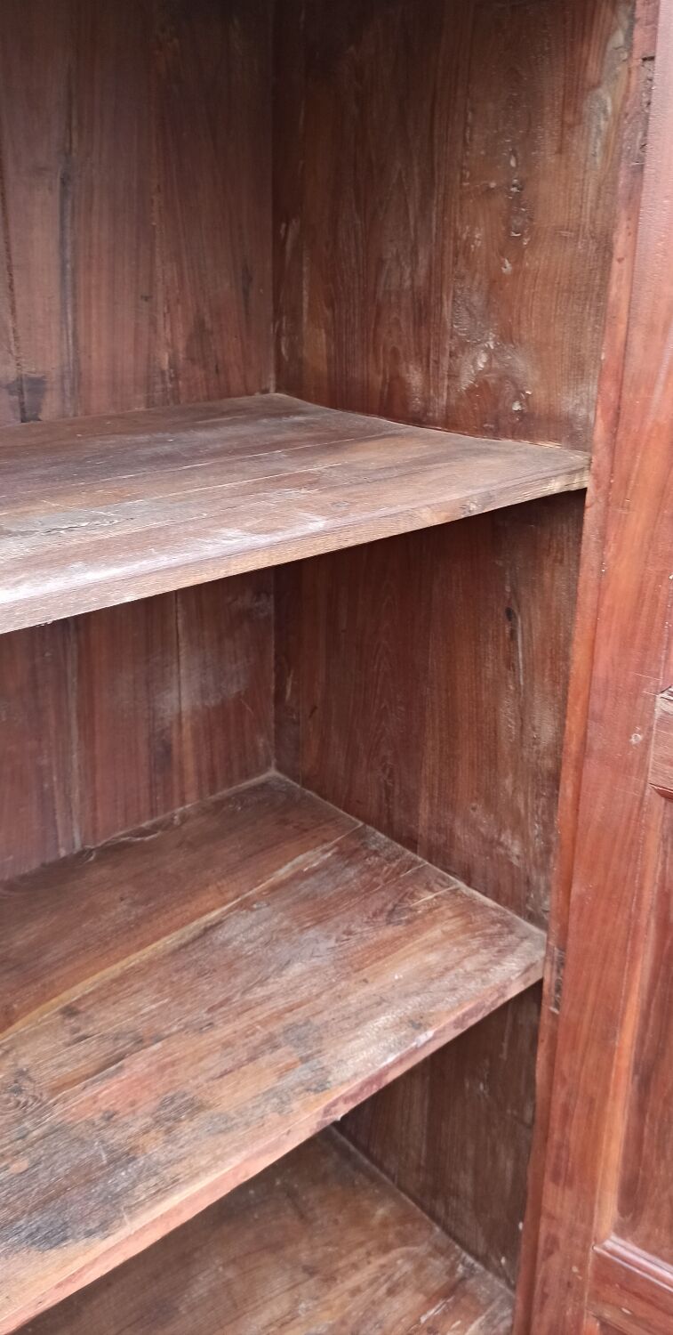 Old wooden wardrobe