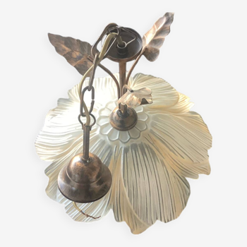 Vintage flower pendant light