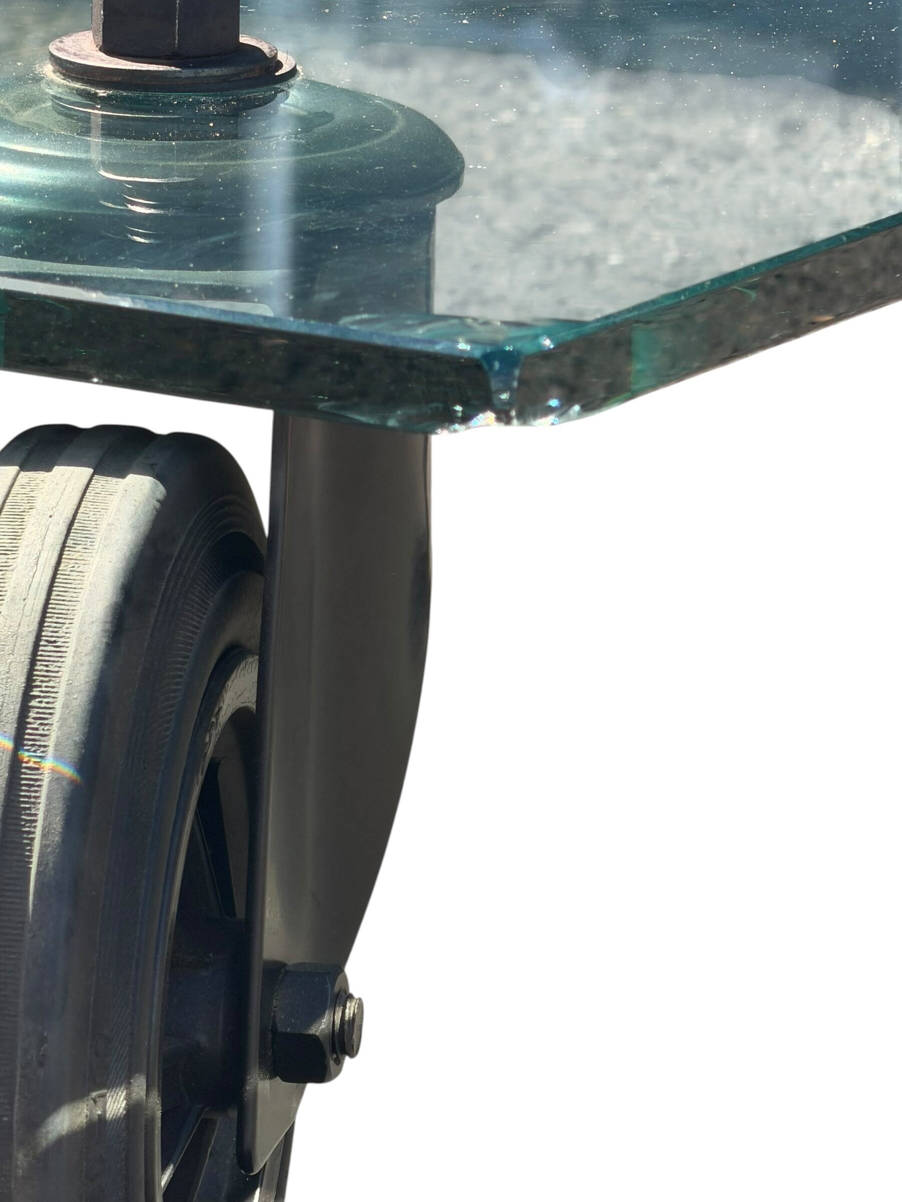 Coffee Table with Wheels Gae Aulenti FontanaArte Format XXL 150x100