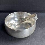 3183 – Christofle 20th century sugar bowl and tongs, this sugar bowl and tongs from the Maison