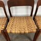 4 chairs 75 by Niels Otto Moller, Scandinavian design, teak
