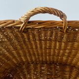 Large vintage wicker basket