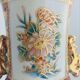 Antique Japanese Satsuma vase, 19th - early 20th century, decorated with geishas.