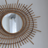 Rattan mirror 80x60cm