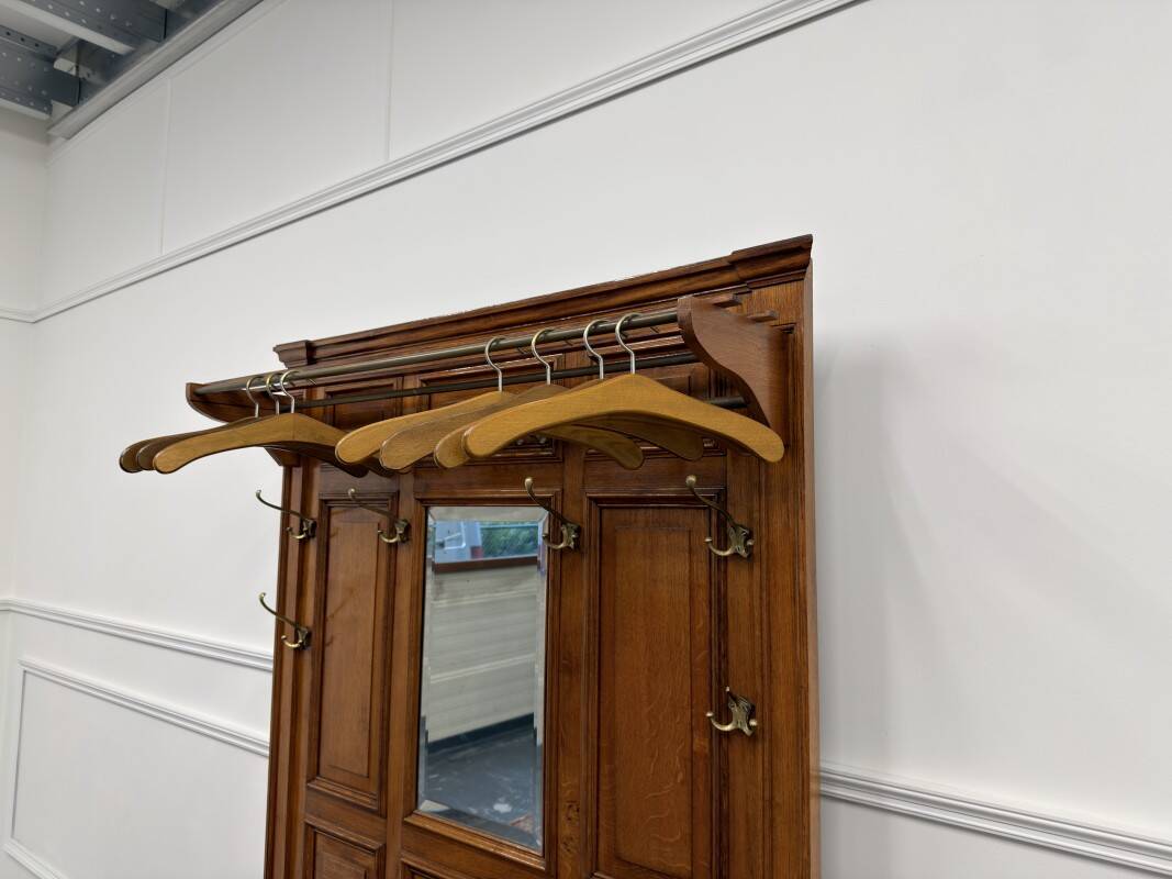 Classic English Wardrobe Coat Rack