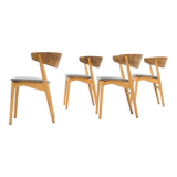 Set of four ‘no. 7’ dining chairs by helge sibast