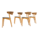 Set of four ‘no. 7’ dining chairs by helge sibast