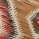 Grand Kilim Vintage Géométrique, Tons Terre & Rouge, Fait Main, 293x386 Cm