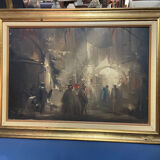 Signed orientalist painting
