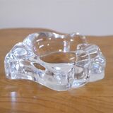 Vintage empty pocket in glass pase by Lars Hellsten ed. Orrefors
