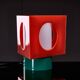 Geometrical, Orange Triangle-based Table Lamp